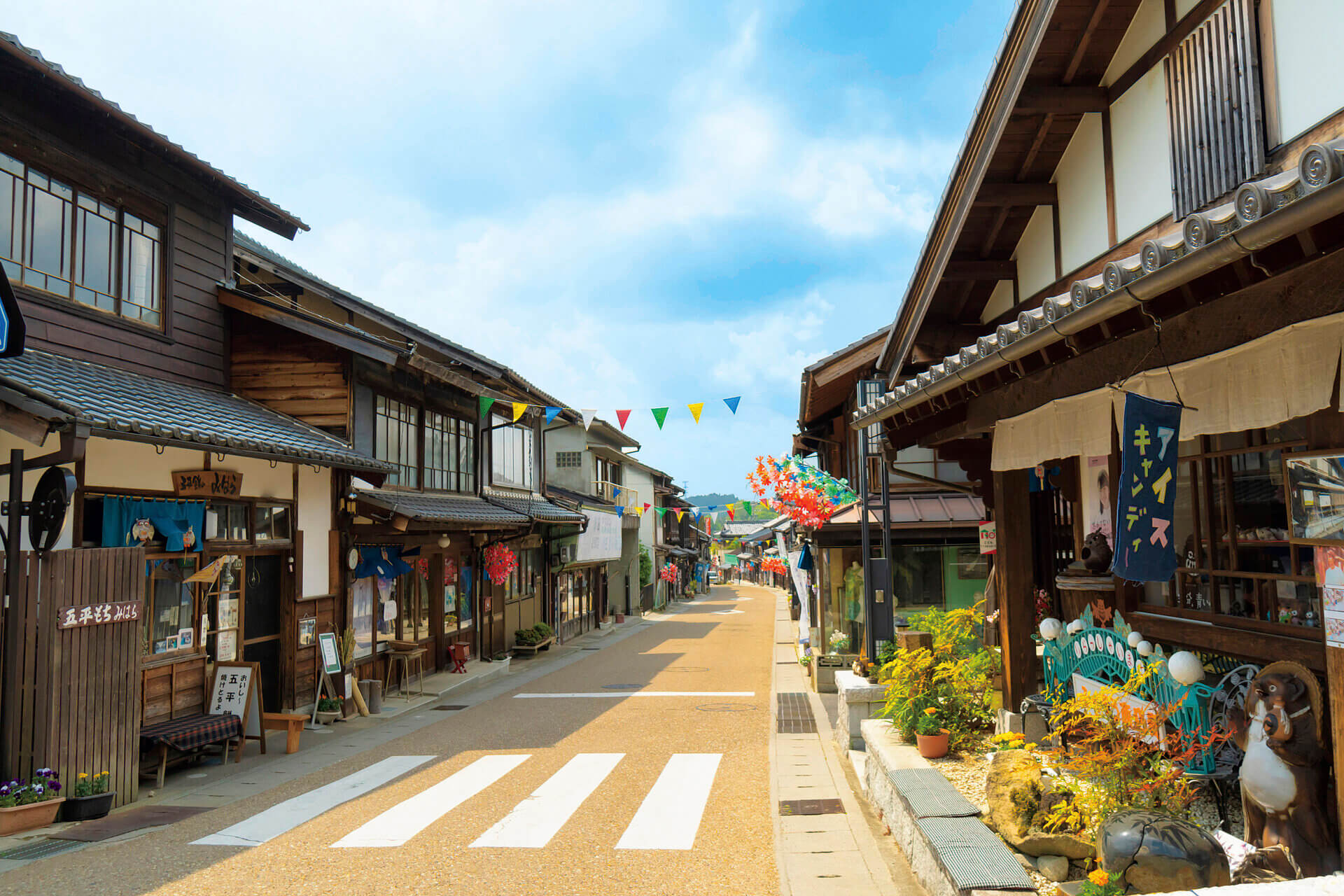 岩村　街並み