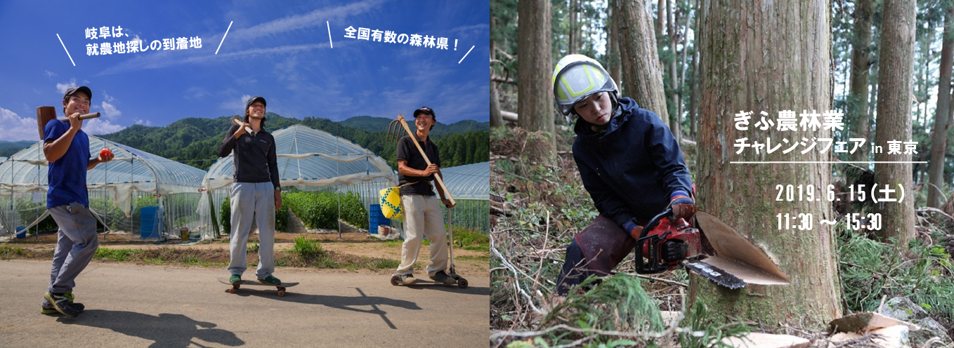 【東京】ぎふ農林業チャレンジフェア【2019.6.15】